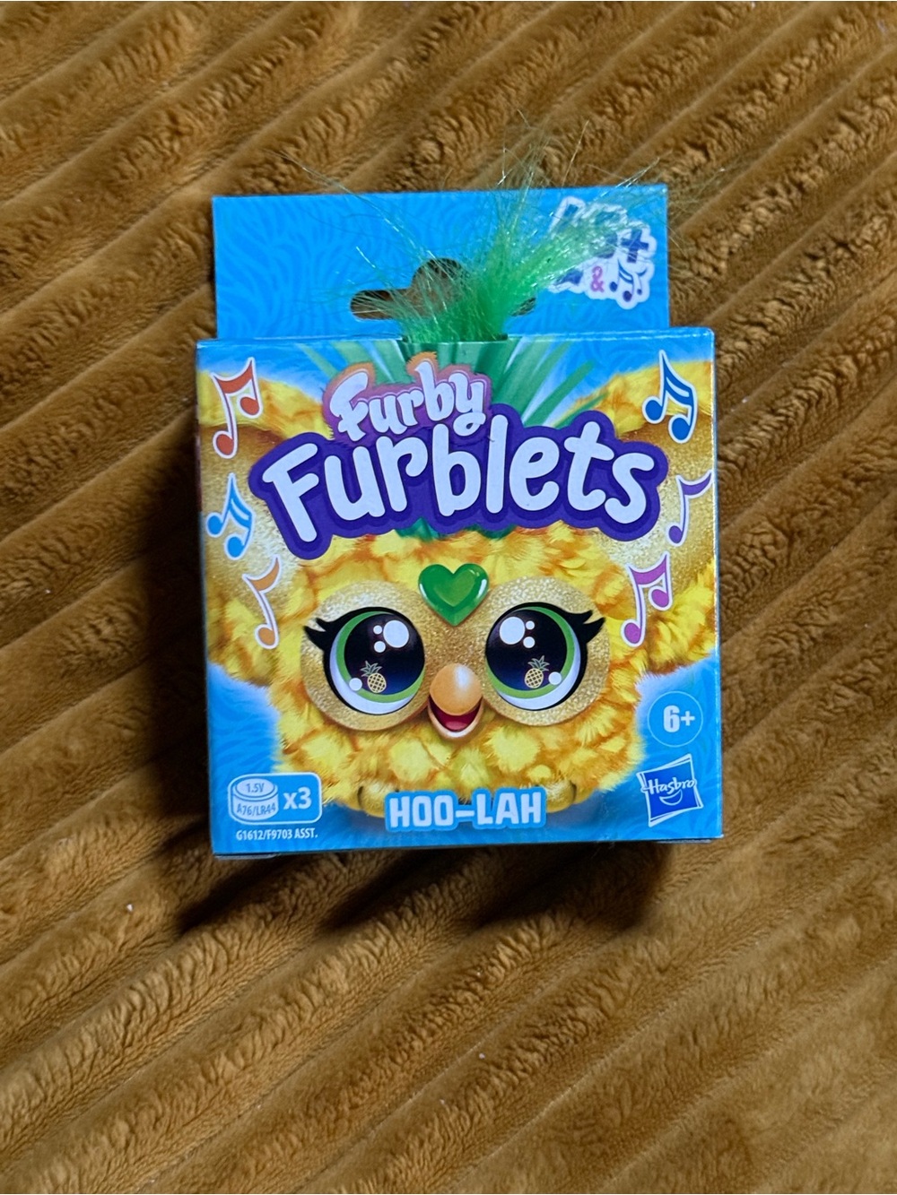 Hasbro Furby Furblets Hoo-Lah Yellow Green Plush Collectible